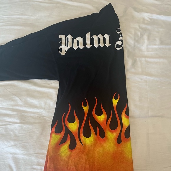 Palm angels , Size XS , black, orange, yellow tint tee - Picture 3 of 5